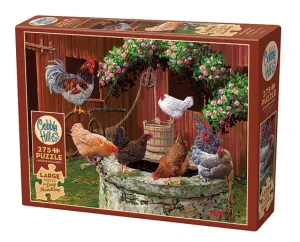Cobble Hill  Easy Handling 275 Piece The Chickens are Well