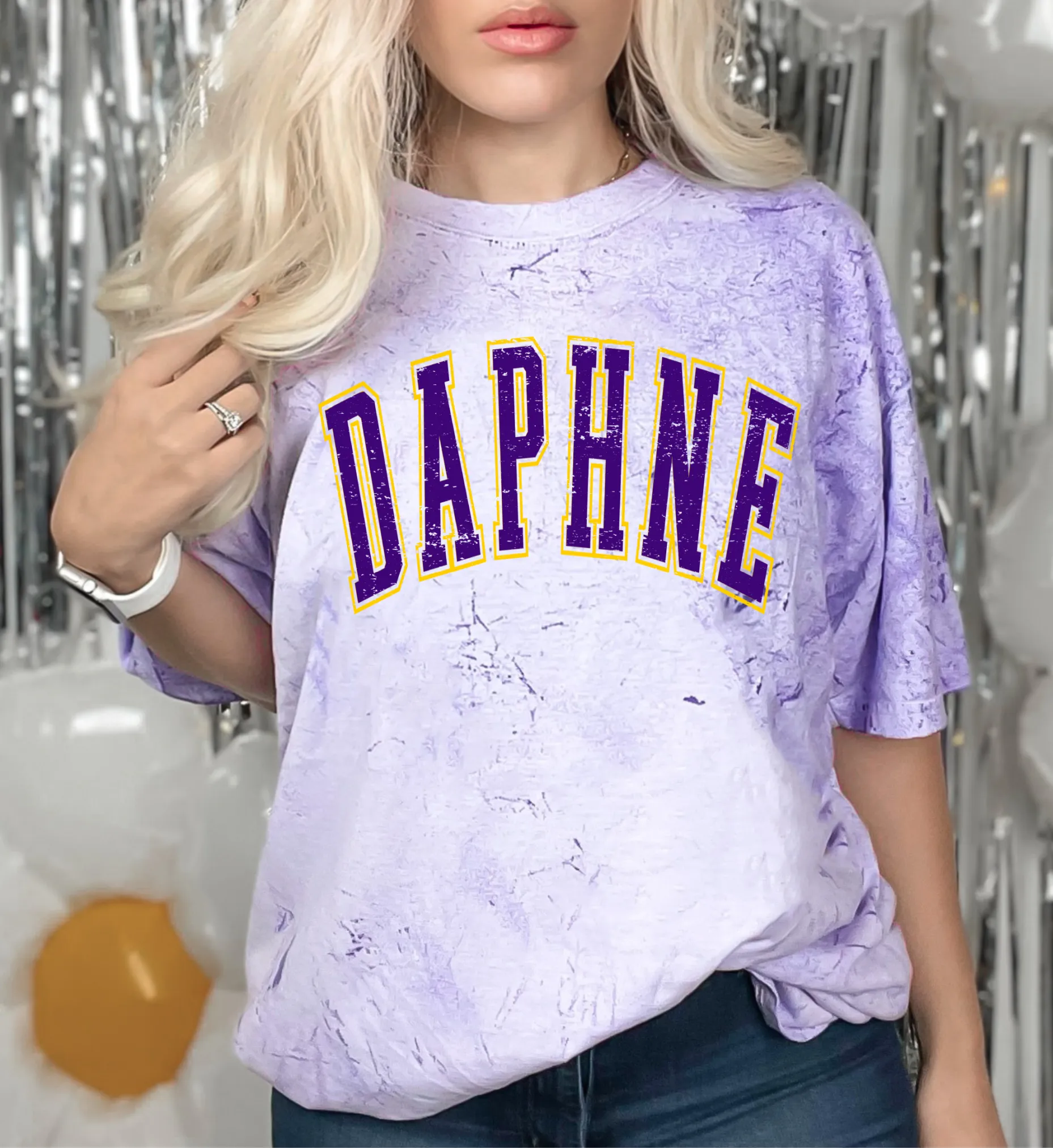 Comfort Colors Color Blast Daphne Trojans Shirt
