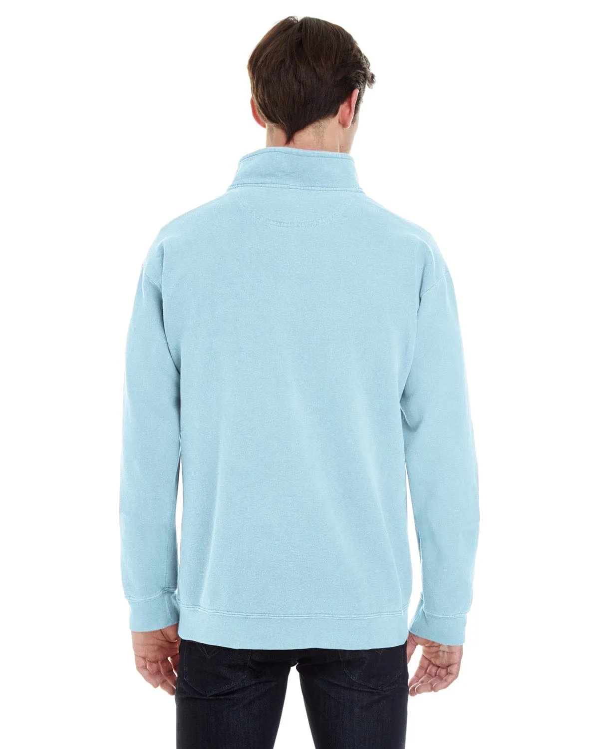 Comfort Colors Quarter-Zip Sweatshirt | Chambray