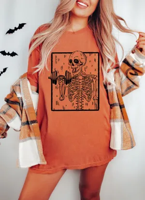 Comfort Colors Skeleton Lifting Shirt