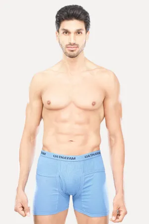 Comfort Rib - Assorder Colors With Outer Elastic Trunks Combo For Men (Pack Of 2) | Uathayam