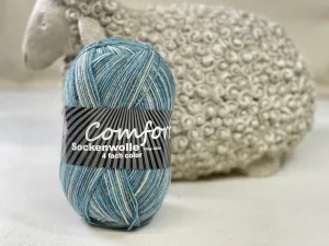 Comfort Sockenwolle - 65409 - Misty Blue
