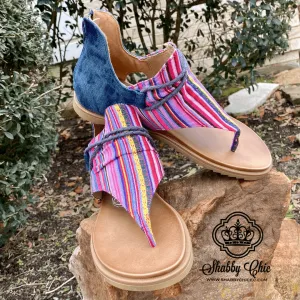 Dakota Pink/Blue Sandals