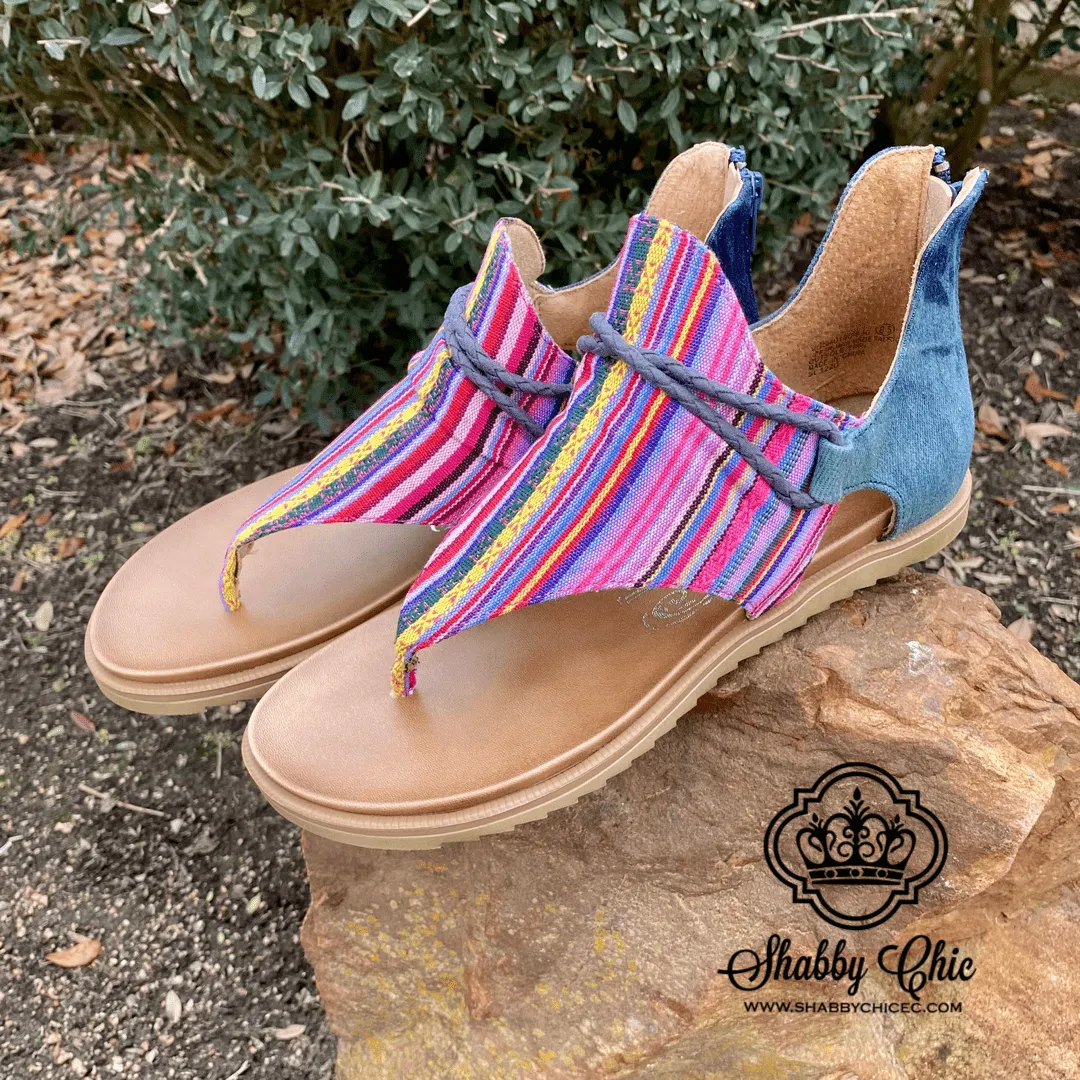 Dakota Pink/Blue Sandals