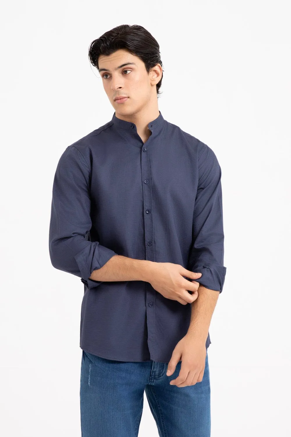 Dark Navy Casual Shirt
