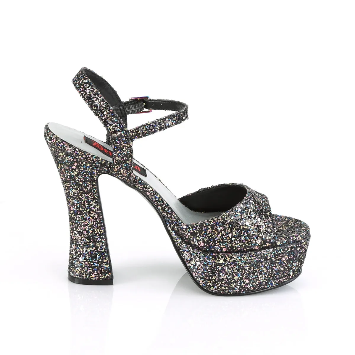 DOLLY-09  Black Multi Glitter