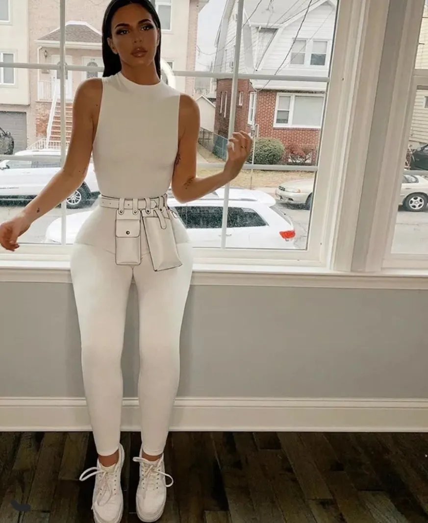 Easy On Romper (White)