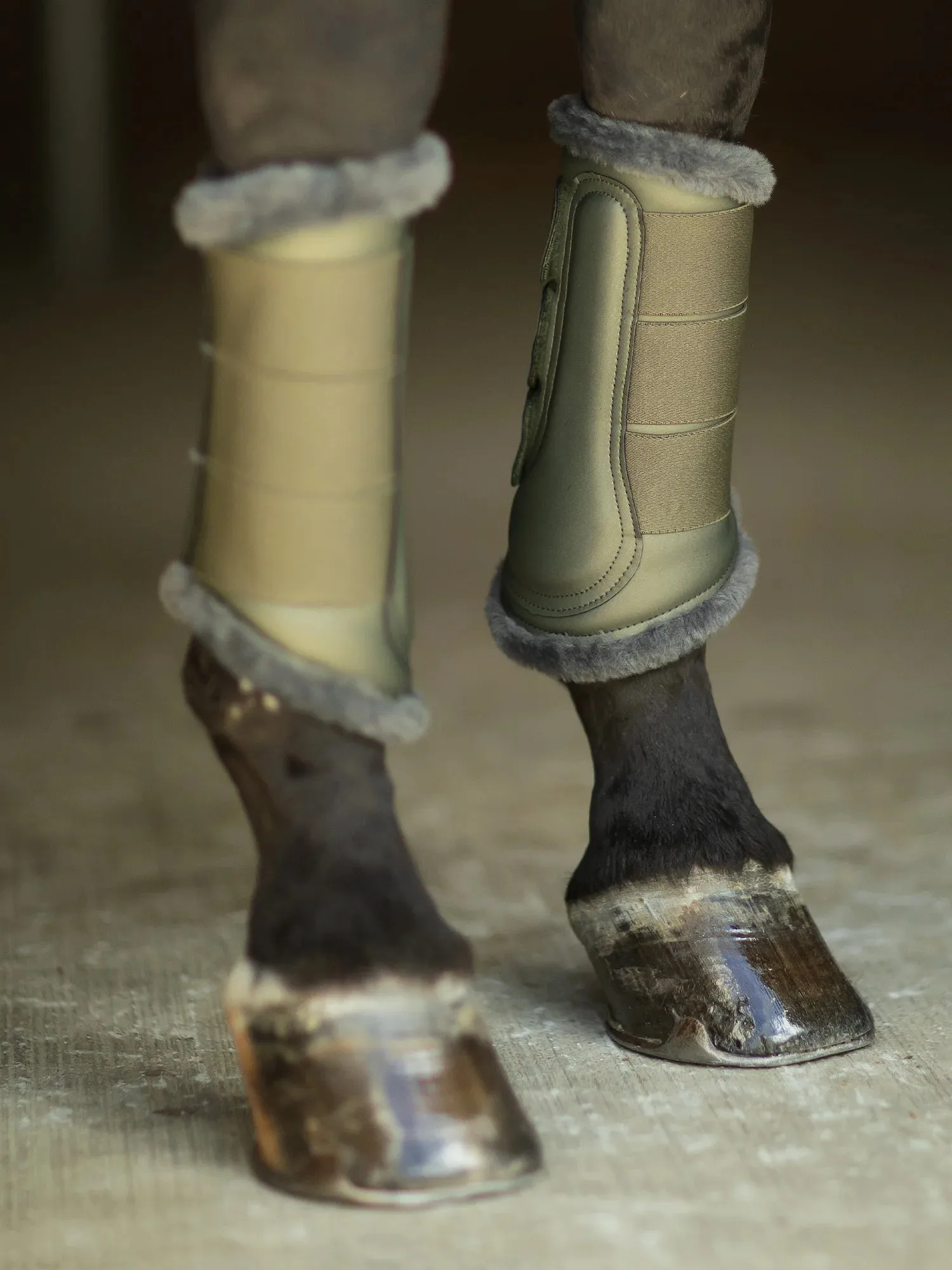 Equestrian Stockholm Striking valley faux fur boots