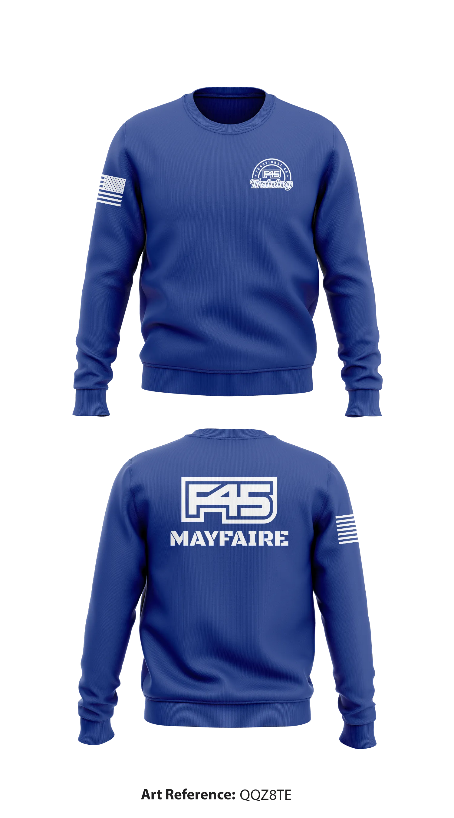 F45 Training Mayfaire Store 1 Core Men's Crewneck Performance Sweatshirt - Qqz8Te