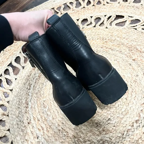 Harley Davidson Womens Side Zip Riding Boots 82016 Double Zipper Size 6