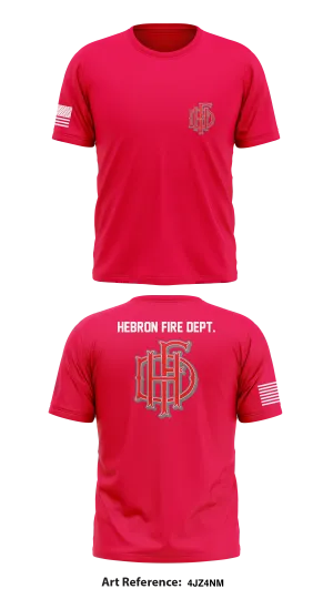 Hebron Fire Dept. Core Men's SS Performance Tee - 4Jz4nM