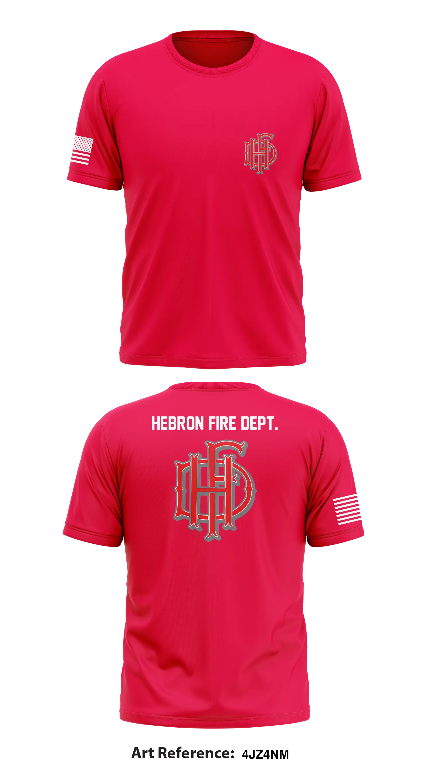 Hebron Fire Dept. Core Men's SS Performance Tee - 4Jz4nM