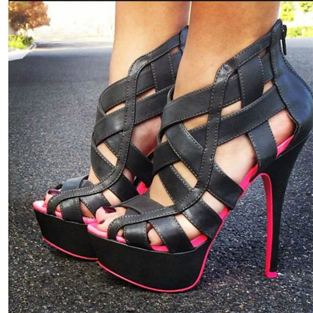 High heel sandals