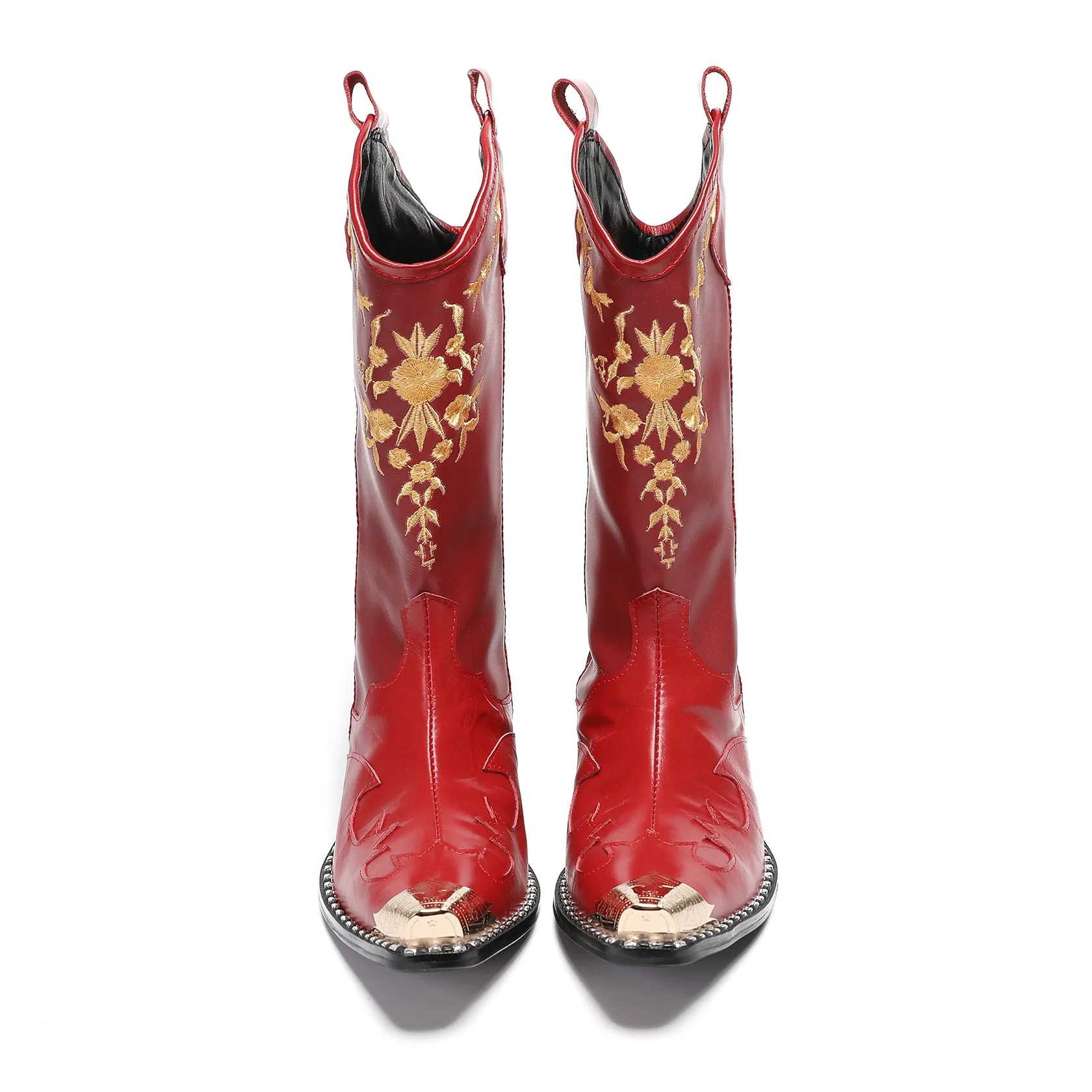 Horse boots Men's tall boots Men's high-top long cowboy boots Men's casual trend Horseback riding Mongolian boots Men's winter