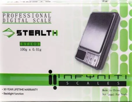 Infyniti ST100 Stealth II Scale 100G X 0.01G (1 Count)