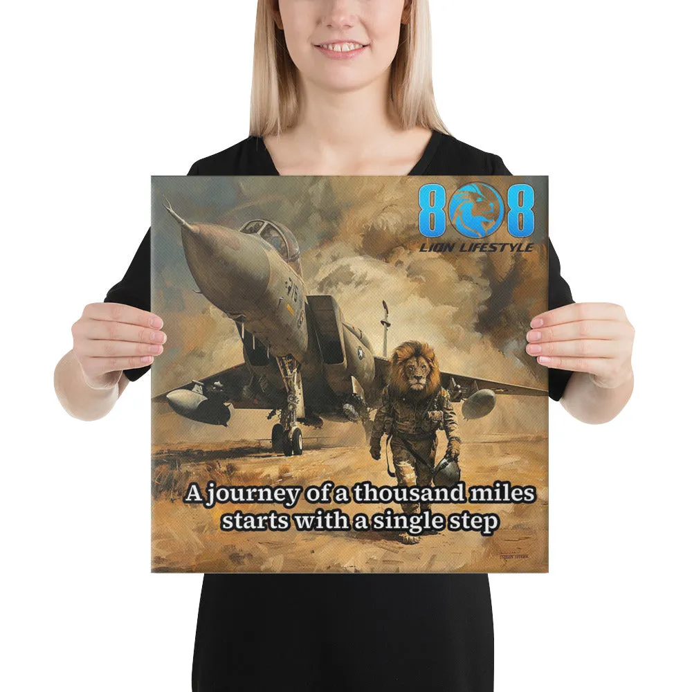 Journey Starts Canvas
