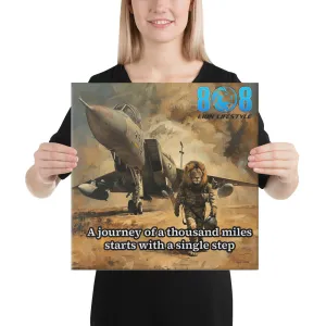 Journey Starts Canvas