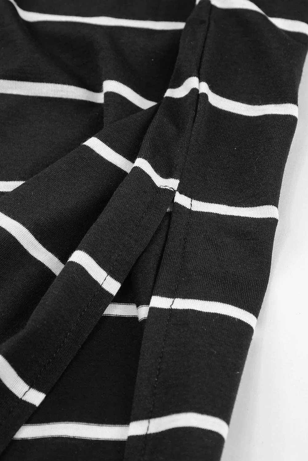 KaleaBoutique Striped Casual Slit Long Dress