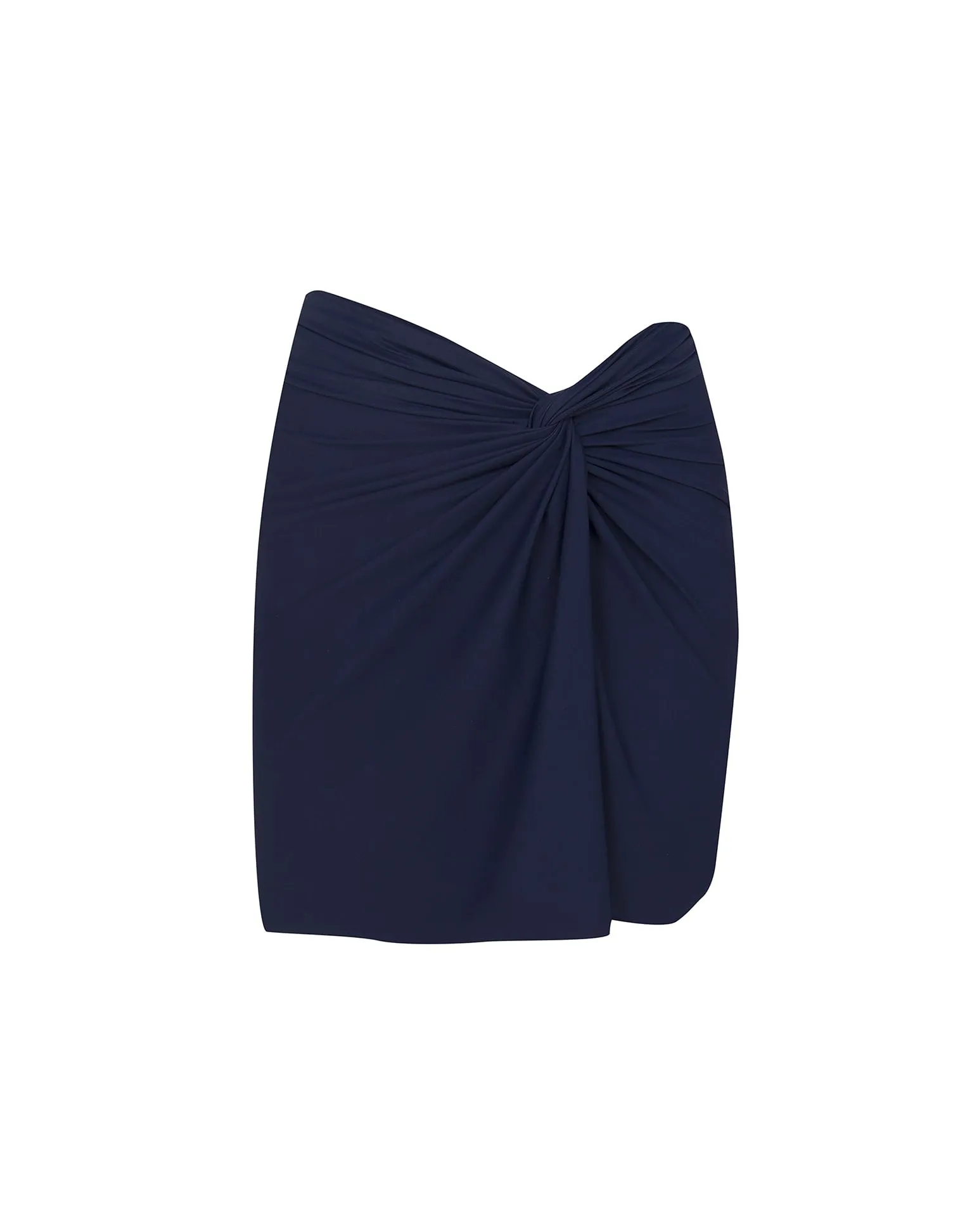 Karen Mini Pareo Skirt - Indigo