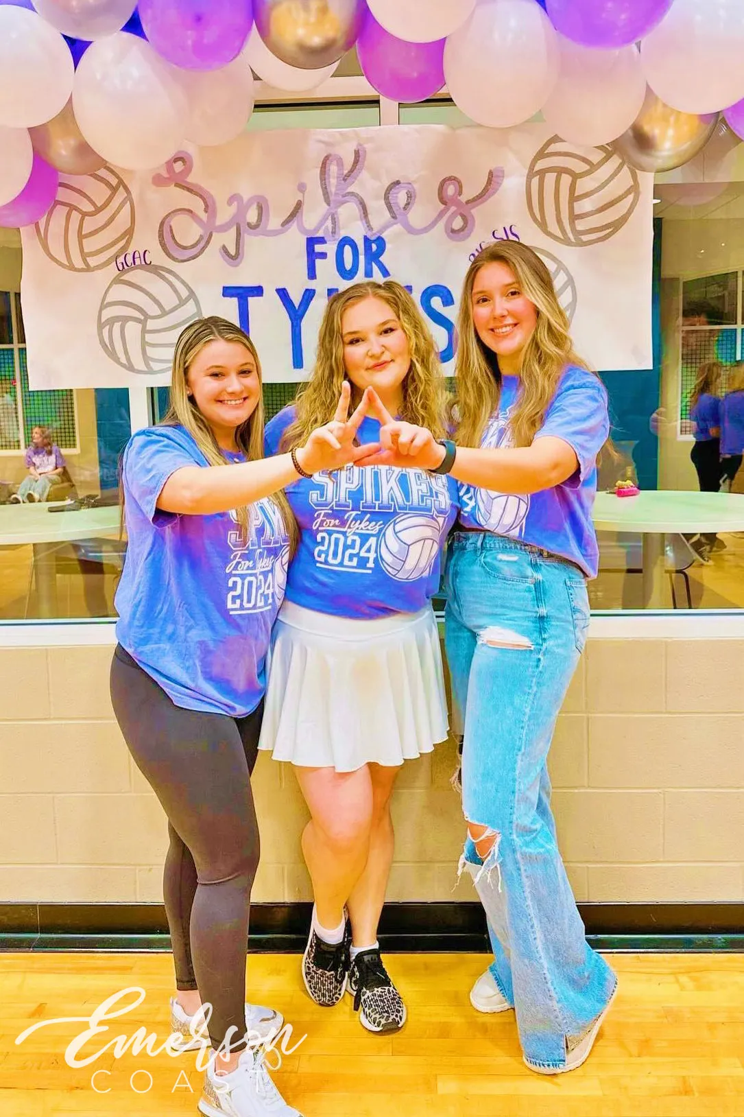 Kaydee Spikes for Tykes Philanthropy Event Tee