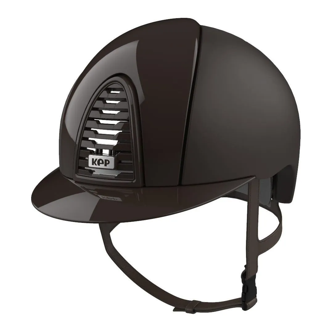 Kep Cromo 2.0 Jockey - Riding Hat - Textile/Polish - Brown