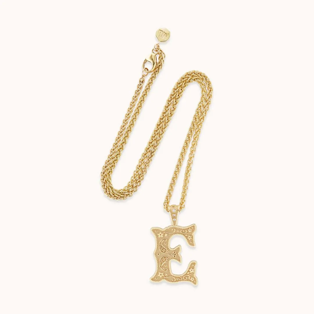 Large Southwestern Alphabet Necklace