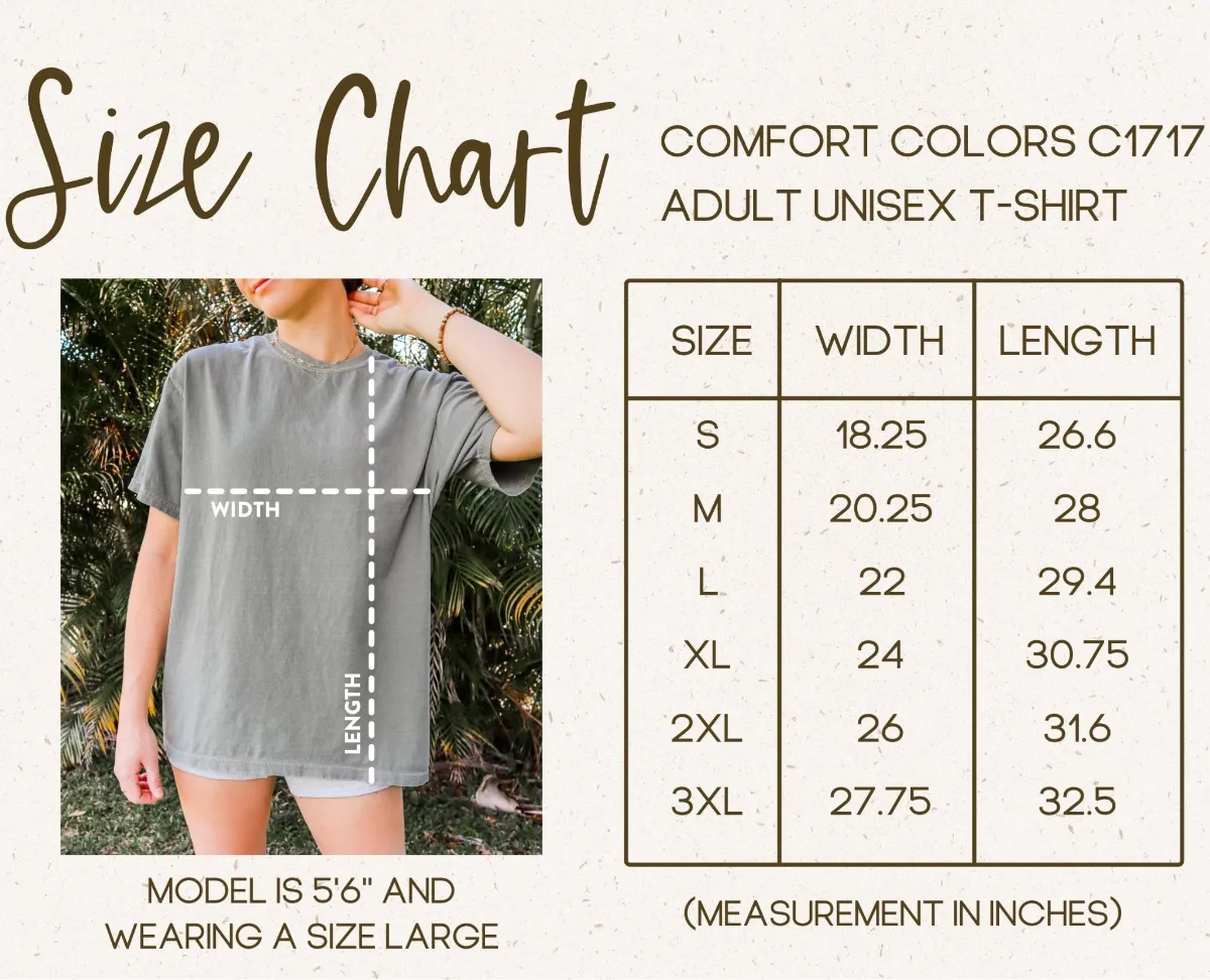 Life is Short, Be Happy Comfort Colors T-Shirt