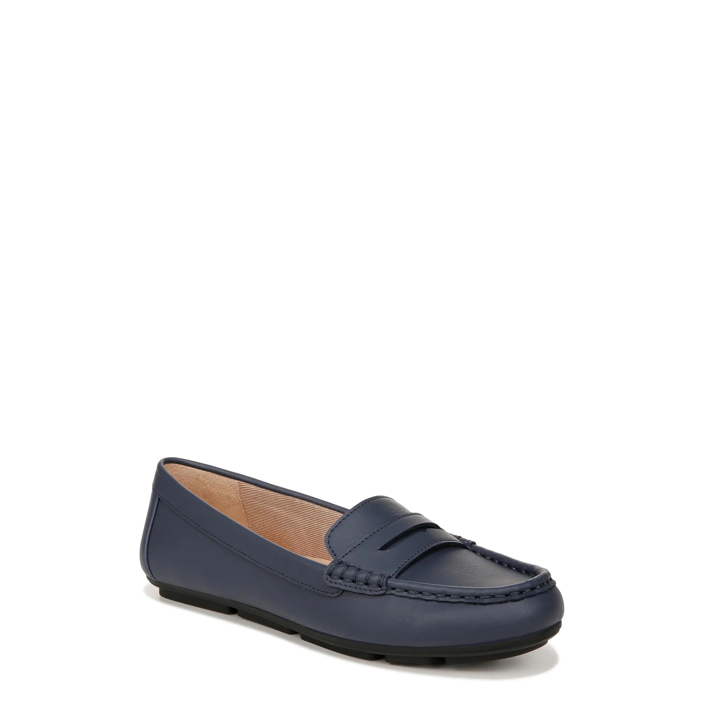 LifeStride Womens Riviera Slip On Loafers Lux Navy 10 W