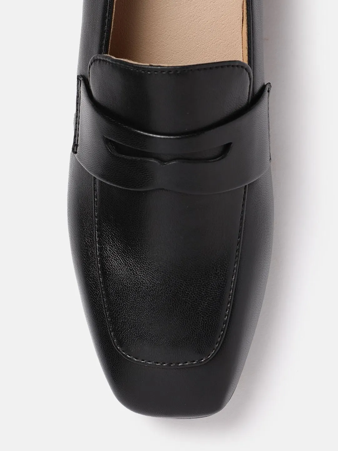 Lino Perros Women Block Heel Penny Loafers