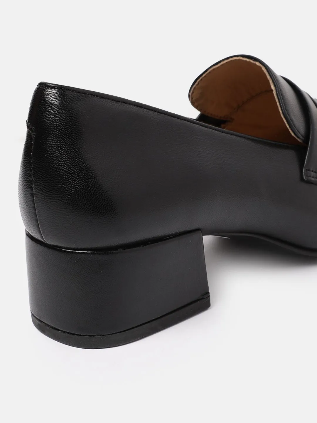 Lino Perros Women Block Heel Penny Loafers
