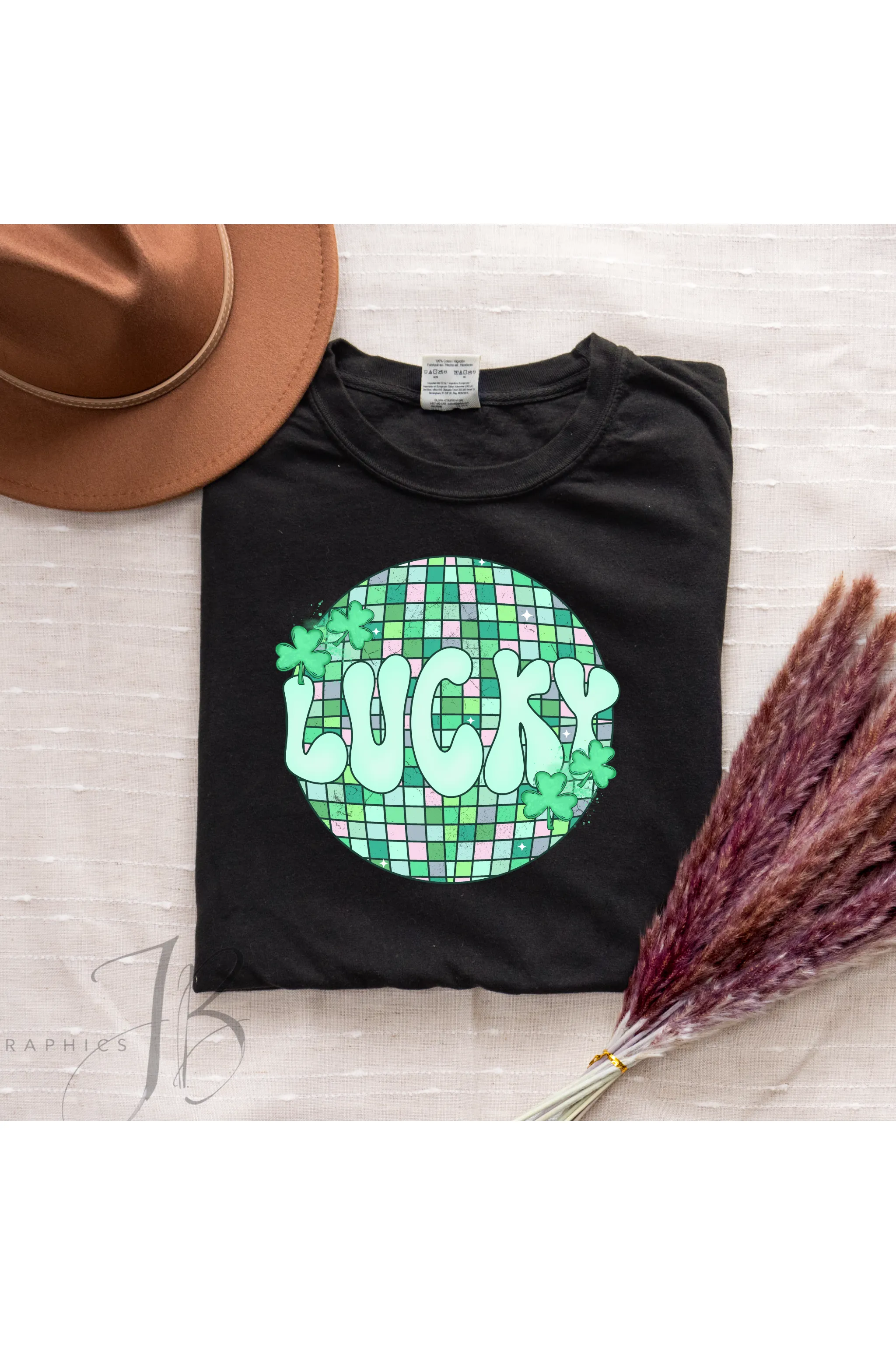 Lucky Disco Ball Comfort Colors T-Shirt