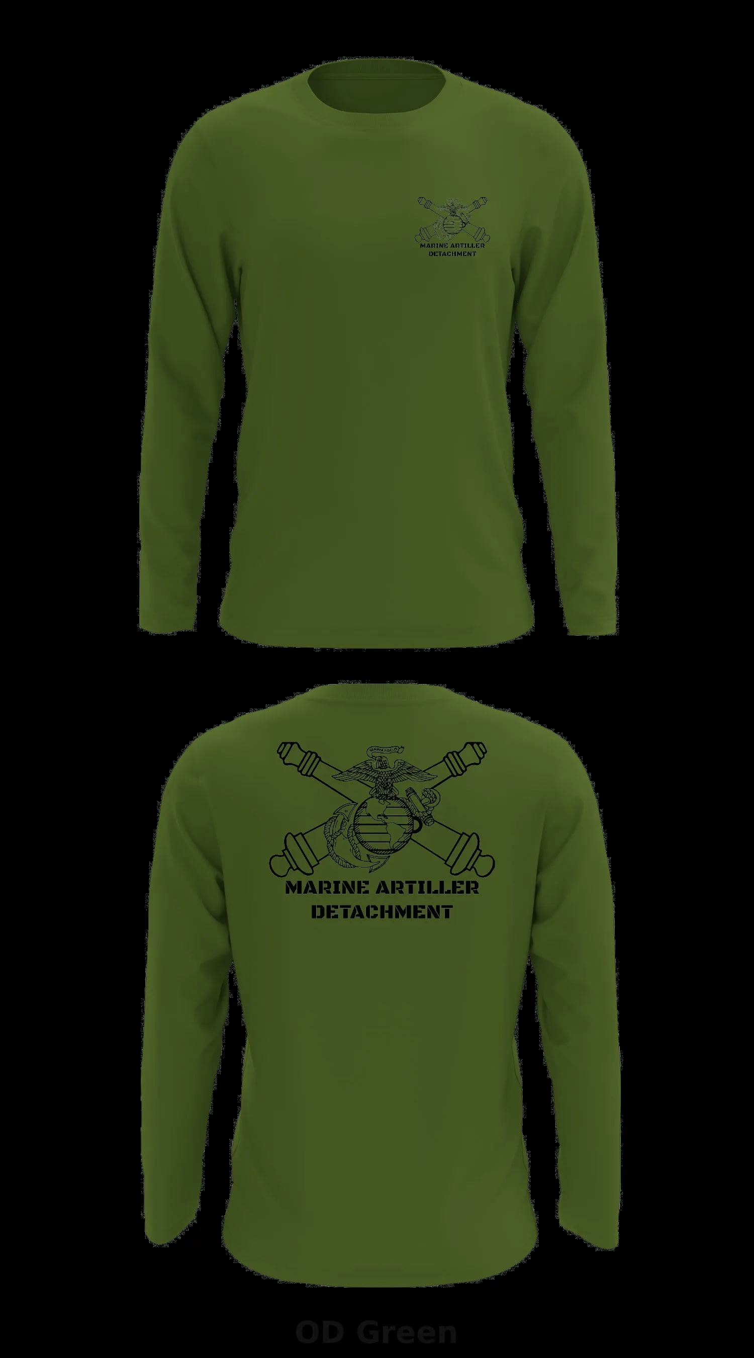 Marine Artillery Detchment  Store 1 Core Men's LS Performance Tee - 87722447227