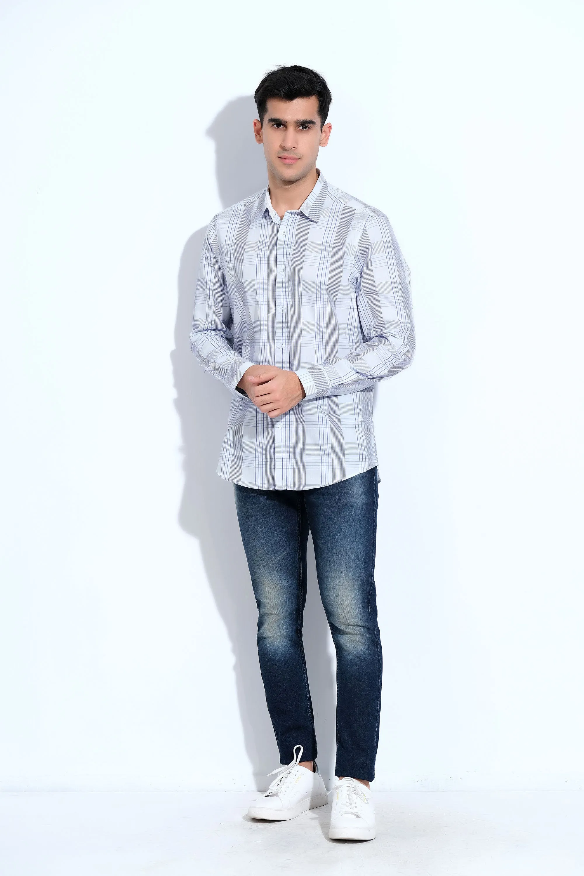 Men’s Blue Casual Shirt