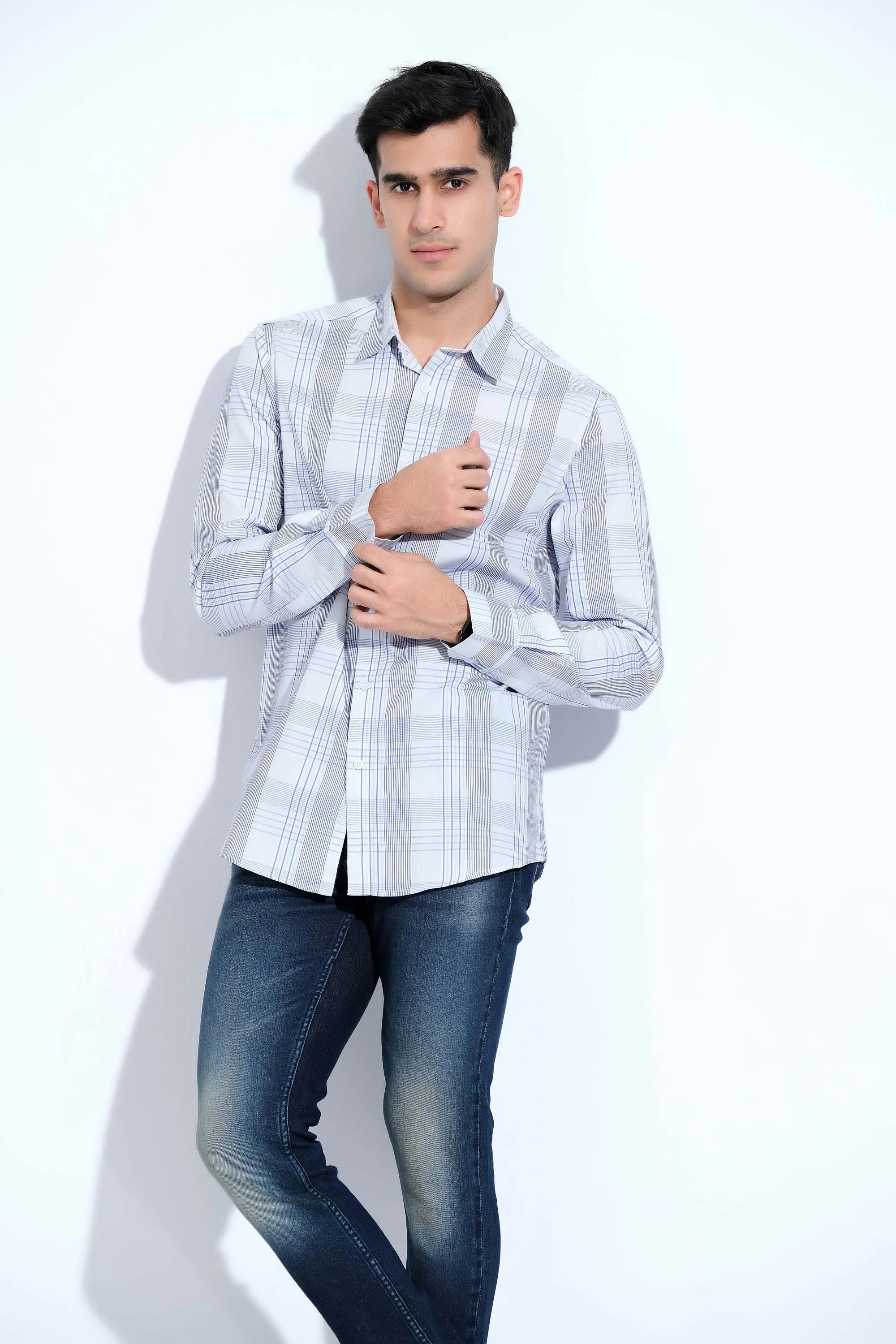 Men’s Blue Casual Shirt