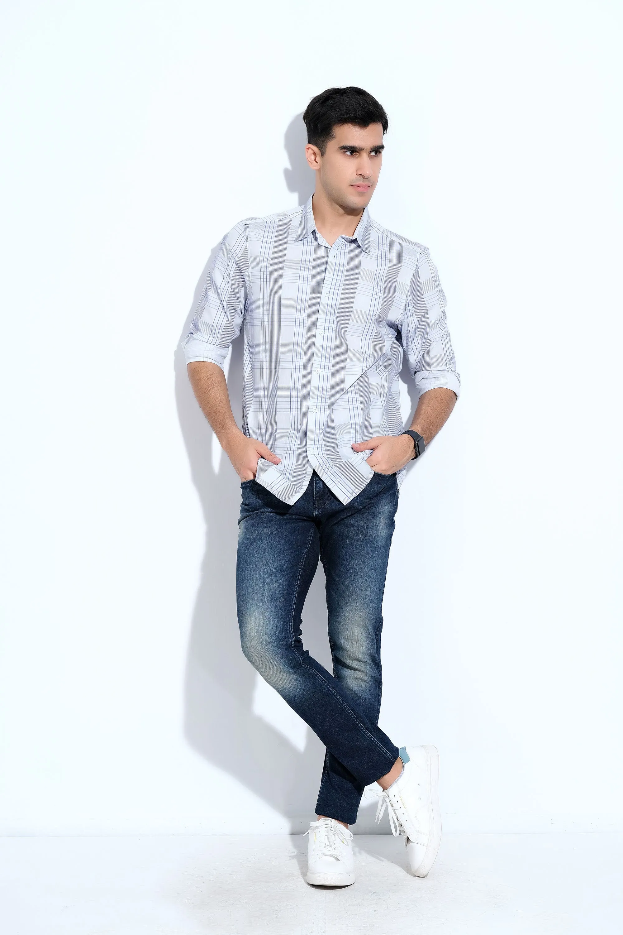 Men’s Blue Casual Shirt