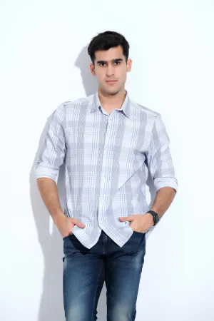 Men’s Blue Casual Shirt
