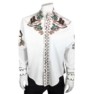 Men's Vintage Western Shirt Collection: Rockmount Boots and Cactus Ivory