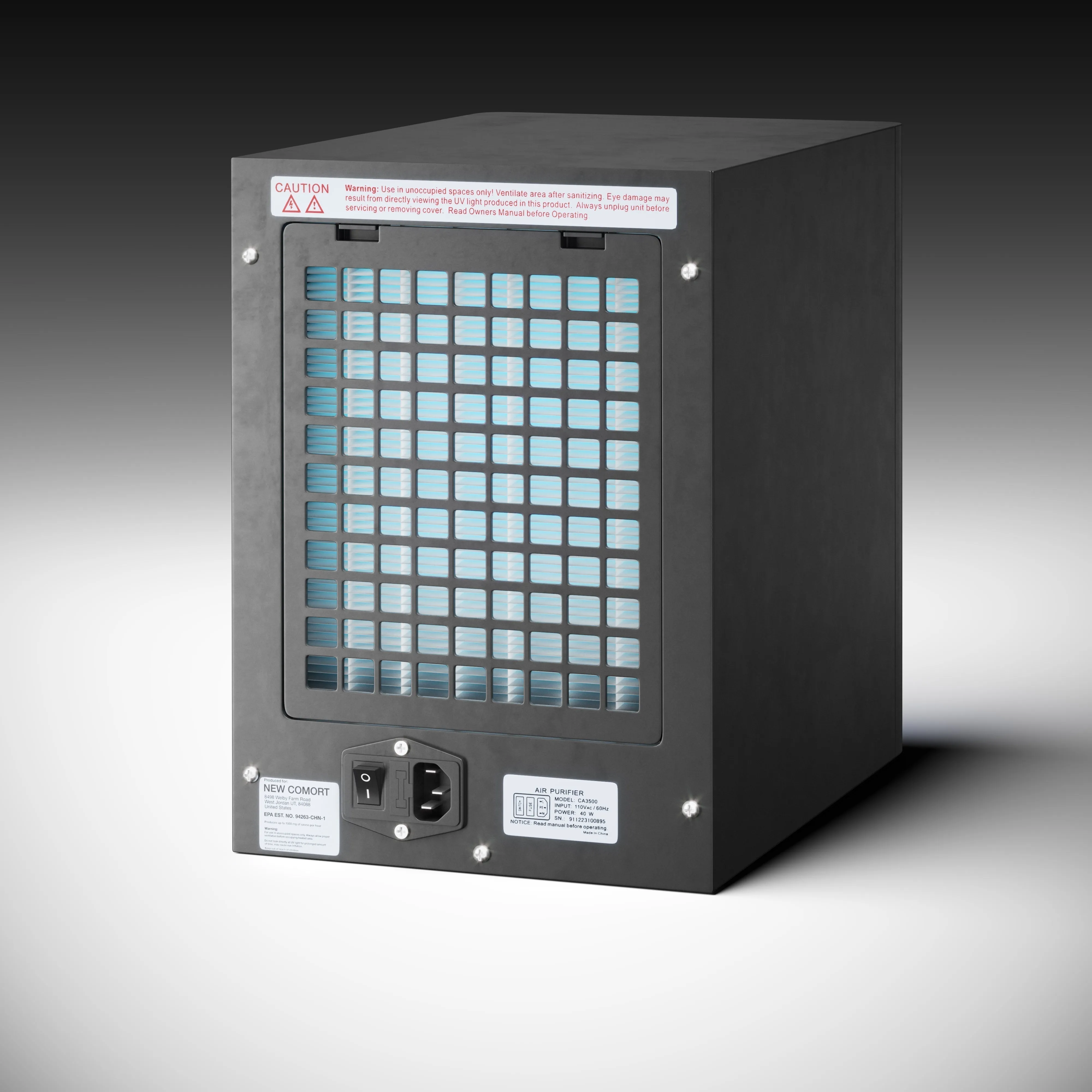 New Comfort 6 Stage Ozone Generating Air Purifier with Remote by Prolux