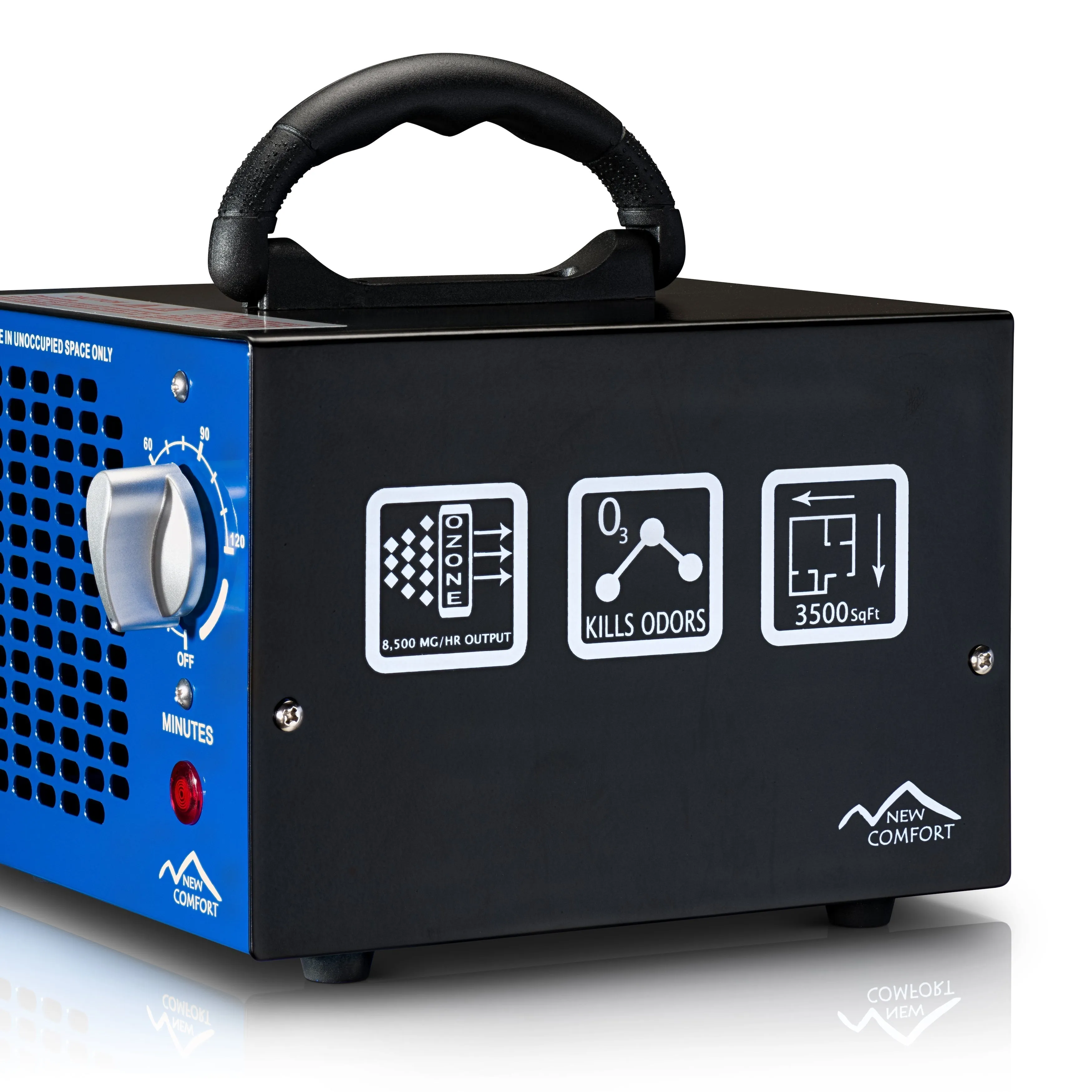 New Comfort Compact Odor Eliminating Blue Commercial Ozone Generator by Prolux
