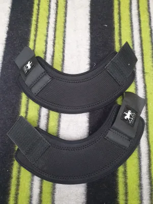 NEW legacy equestrian overreach boots size pony, black FREE POSTAGE *