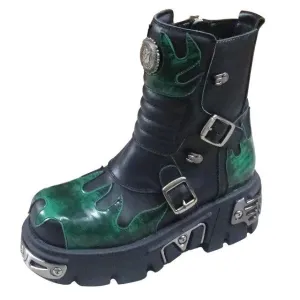 New Original Genuine Leather Women's Boots Boutique Handmade Martin Boots First Layer Leather Knight Boots Autumn Winter Boots