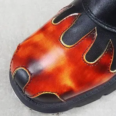 New Original Genuine Leather Women's Boots Boutique Handmade Martin Boots First Layer Leather Knight Boots Autumn Winter Boots