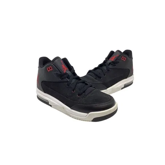 NIKE JORDAN FLIGHT ORIGIN 3 Retro Youth Black Red White 820246-001 Size 4.5