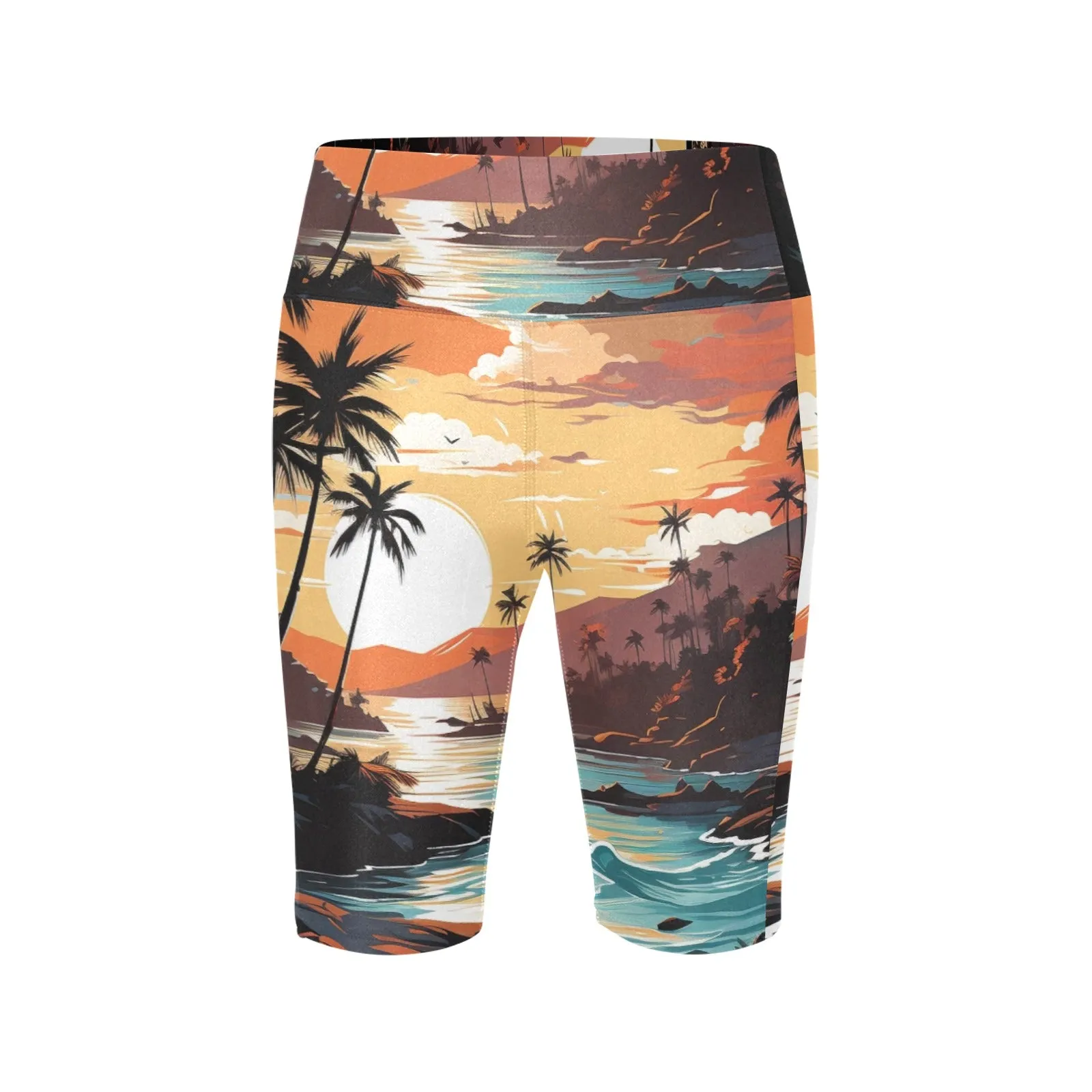 Oceans's Paradise Biker Shorts