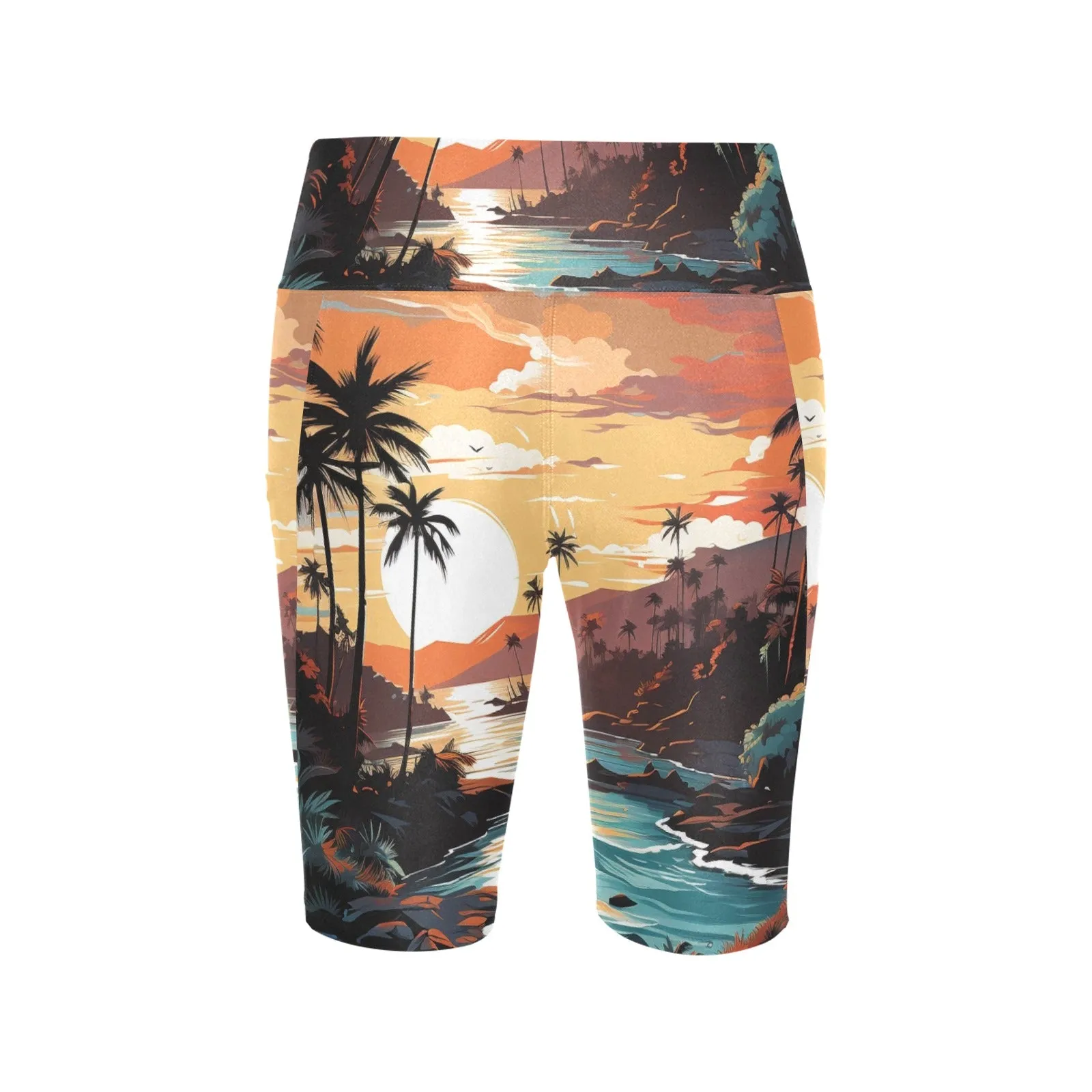 Oceans's Paradise Biker Shorts