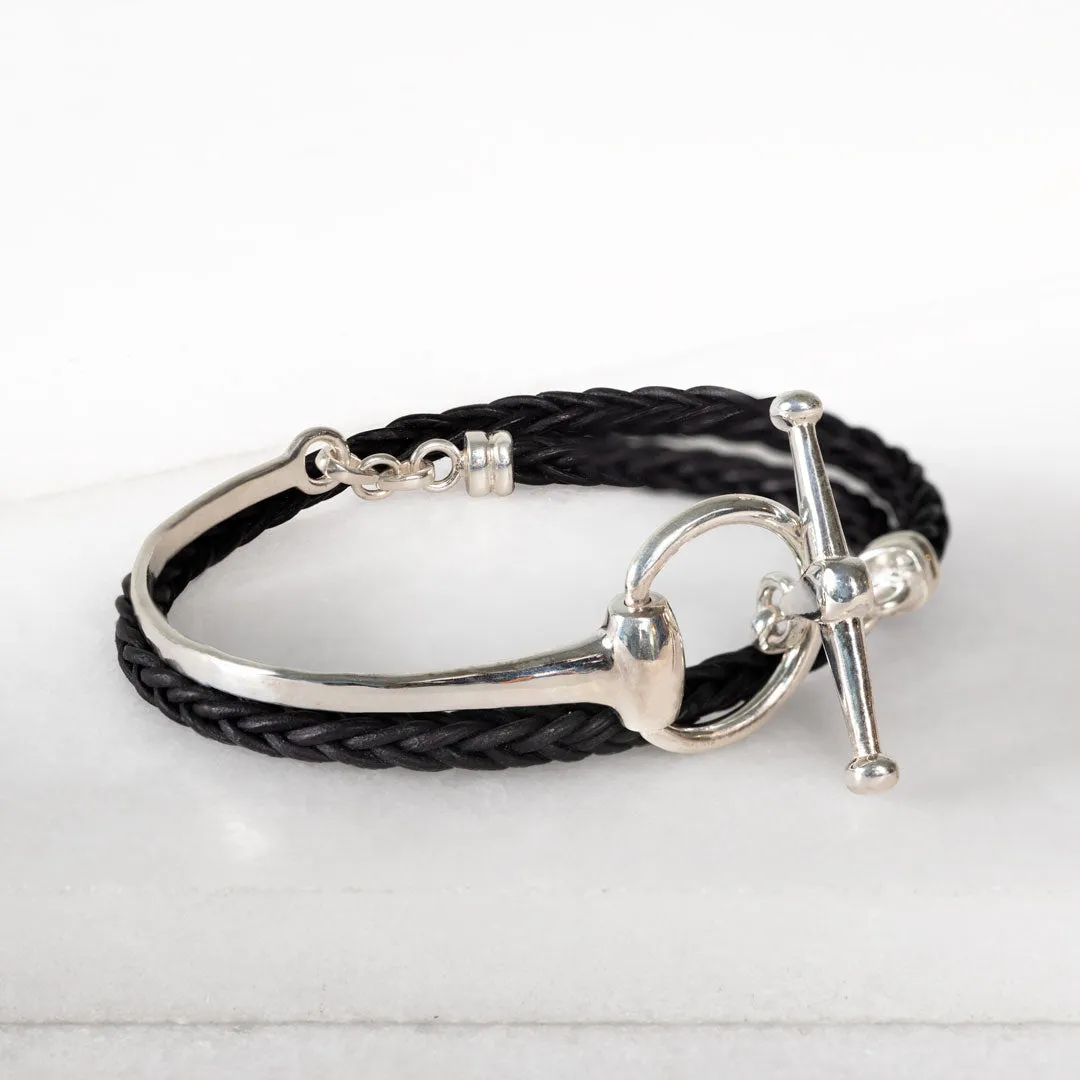 Odeza - Horse Bit Sterling Silver Equestrian Earring
