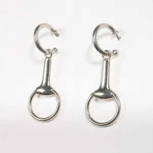 Odeza - Horse Bit Sterling Silver Equestrian Earring