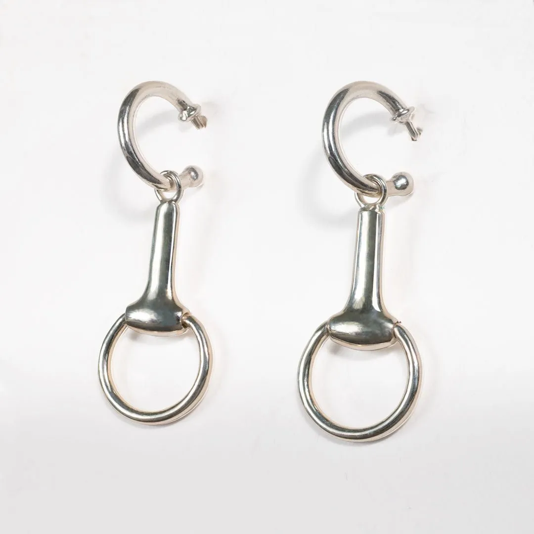 Odeza - Horse Bit Sterling Silver Equestrian Earring