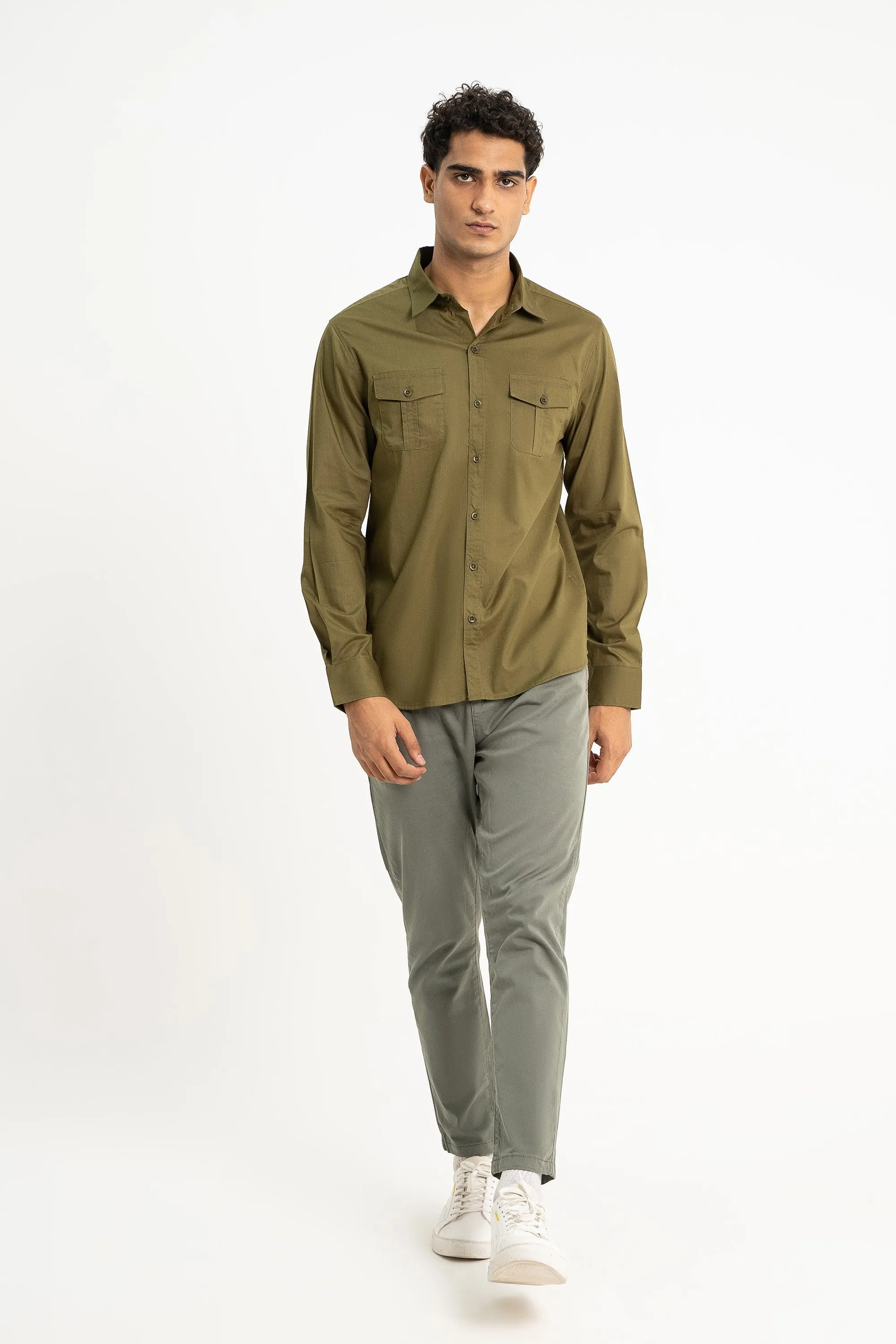 Olive Casual Shirt