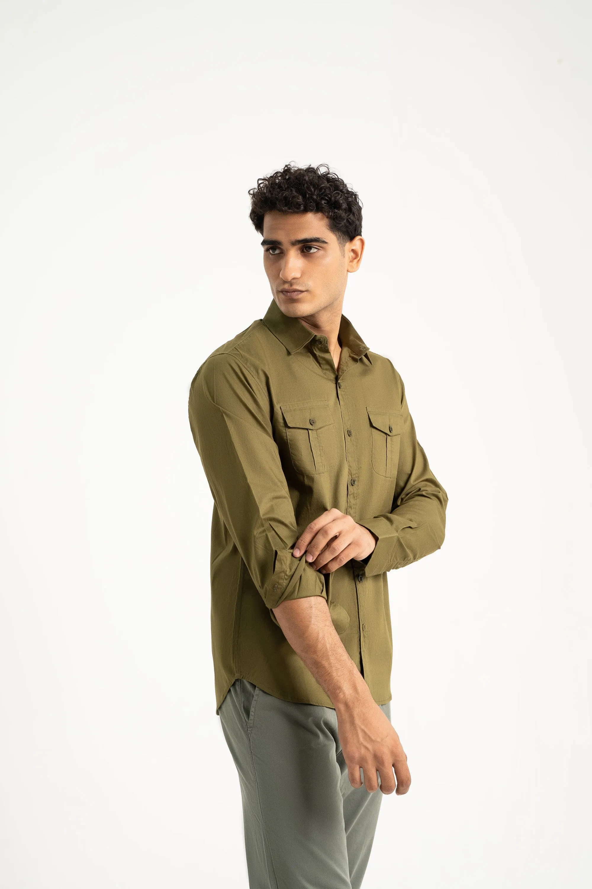 Olive Casual Shirt